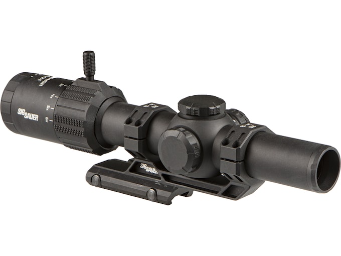 Sig Sauer Tango MSR Rifle Scope 1-6x 24mm SFP Illuminated MSR-BDC6 Reticle Matte Black
